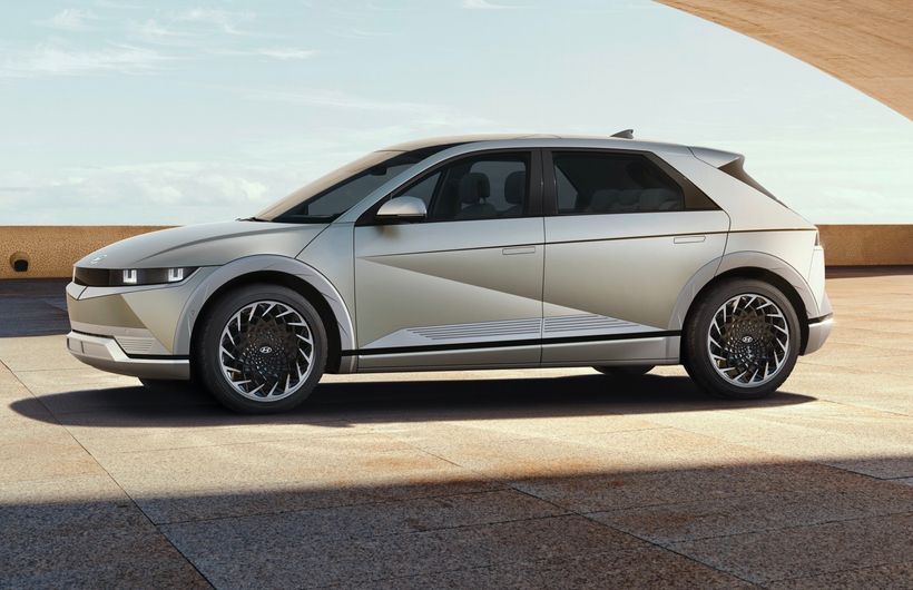 Hyundai IONIQ 5 new electric vehicle exterior side